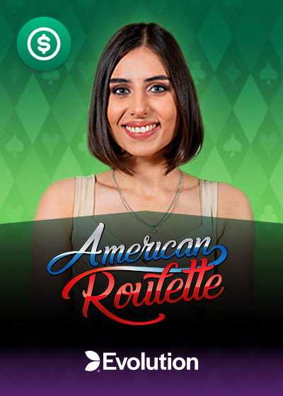 American roulette type featuring Live french roulette